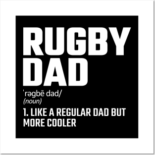 rugby dad Posters and Art